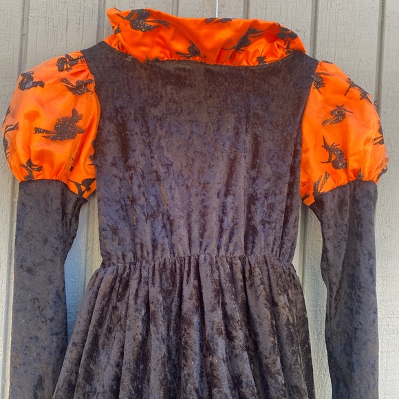 Halloween Witch Hoop Dress with Matching Hat - Picture 15 of 16